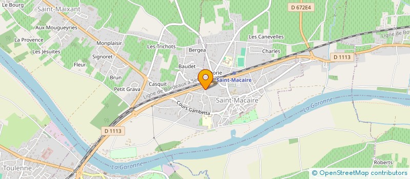 localisation de l'entreprise NATIVITE ET LOBRE à SAINT-MACAIRE