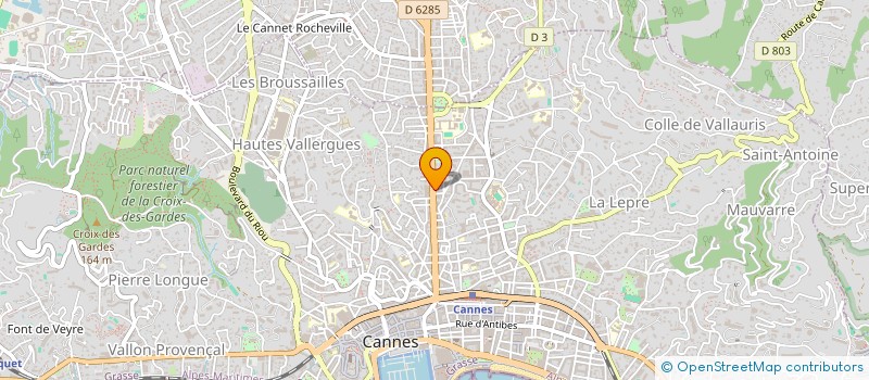 localisation de l'entreprise NATIXLAB  CANNES