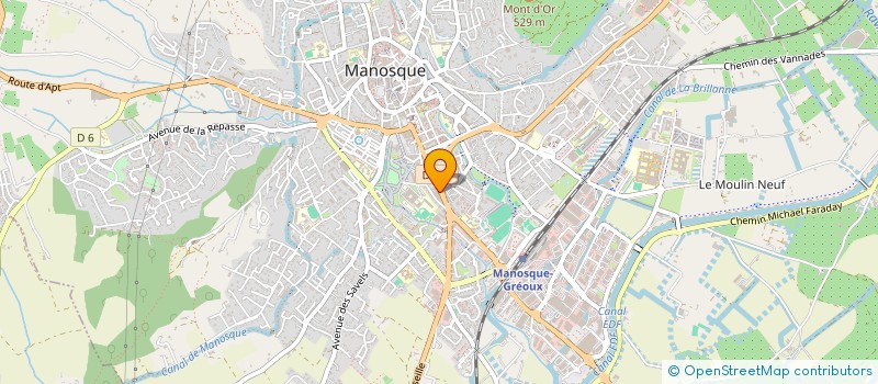 localisation de l'entreprise NATLOC  MANOSQUE