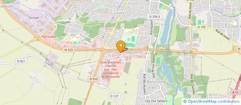 localisation de l'entreprise NATO à BARJOUVILLE