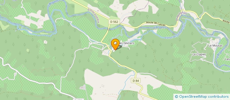 localisation de l'entreprise NATO  LE THORONET