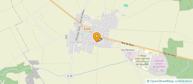 localisation de l'entreprise NATO CONSTRUCTION  SOURDUN