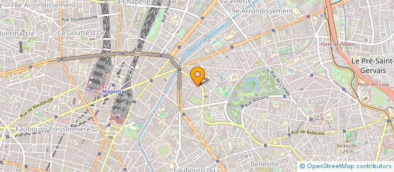 localisation de l'entreprise NATOCRIS  PARIS