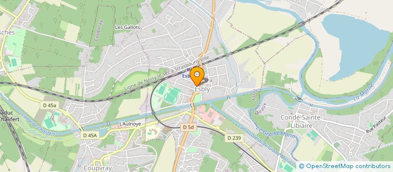 localisation de l'entreprise NATOENTHIMEL  ESBLY