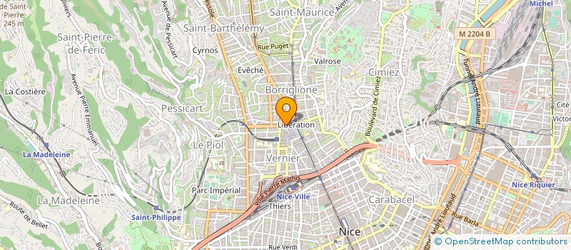 localisation de l'entreprise NATOL à NICE