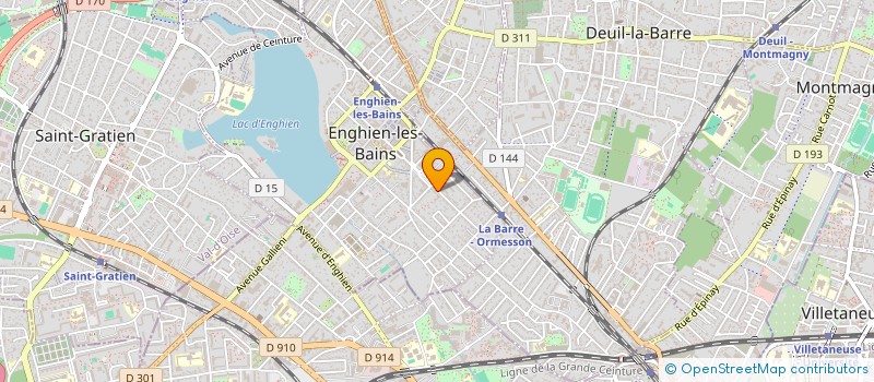 localisation de l'entreprise NATOLDEMAX ASSOCIES  ENGHIEN-LES-BAINS