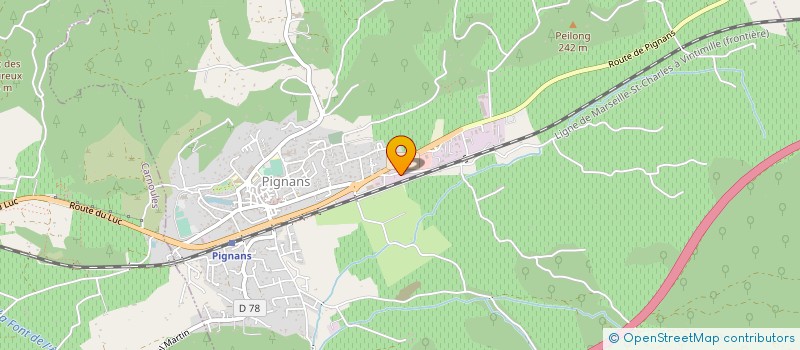 localisation de l'entreprise NATOM à PIGNANS