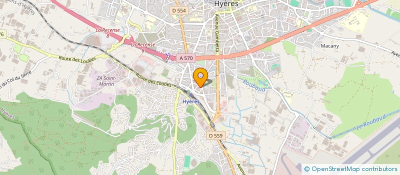 localisation de l'entreprise NATOM à HYERES
