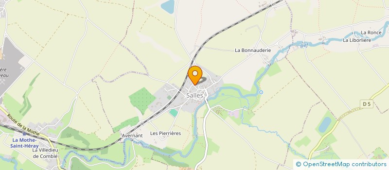 localisation de l'entreprise NATORB  SALLES