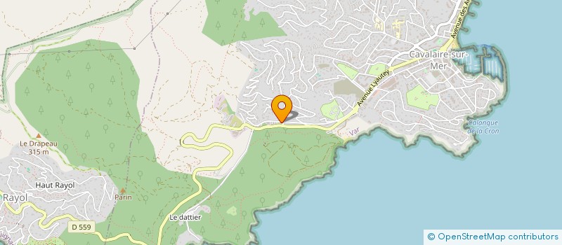 localisation de l'entreprise NATORIA à CAVALAIRE-SUR-MER