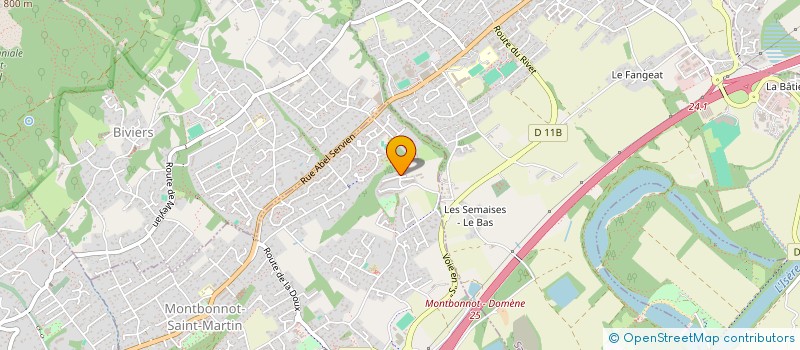 localisation de l'entreprise NATOU GESTION à MONTBONNOT-SAINT-MARTIN