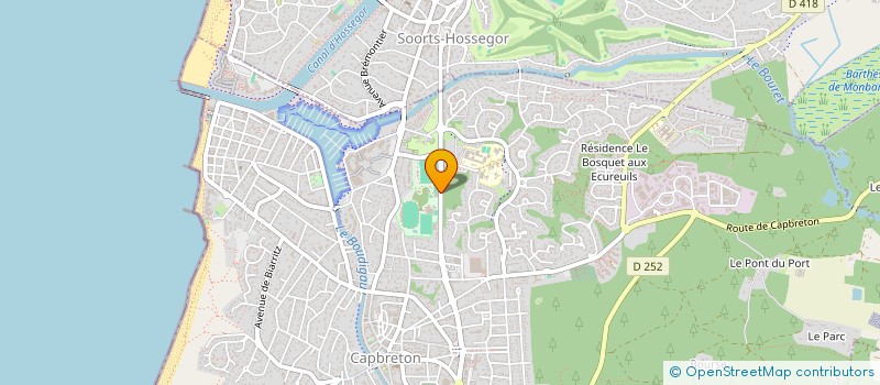 localisation de l'entreprise NATPAS  CAPBRETON