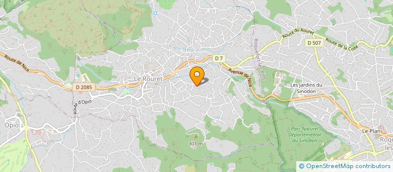 localisation de l'entreprise NATPHIL  LE ROURET