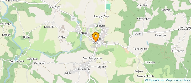 localisation de l'entreprise NATR  PLUMELIAU-BIEUZY