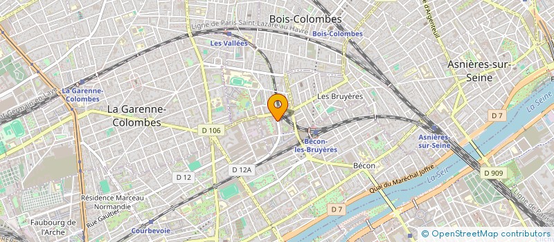 localisation de l'entreprise NATRAN DEVELOPPEMENT à BOIS-COLOMBES