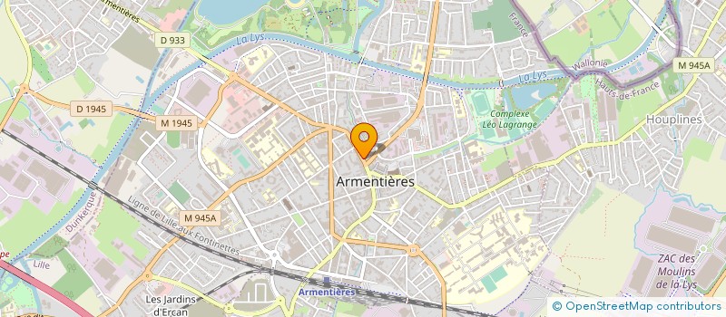 localisation de l'entreprise NATRELE  HALLENNES-LEZ-HAUBOURDIN