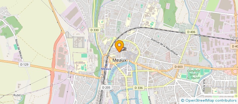 localisation de l'entreprise NATROM à MEAUX