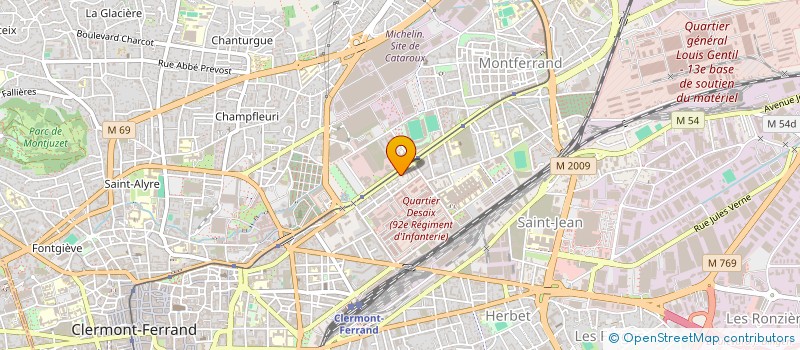 localisation de l'entreprise NATRUM HC  CLERMONT-FERRAND