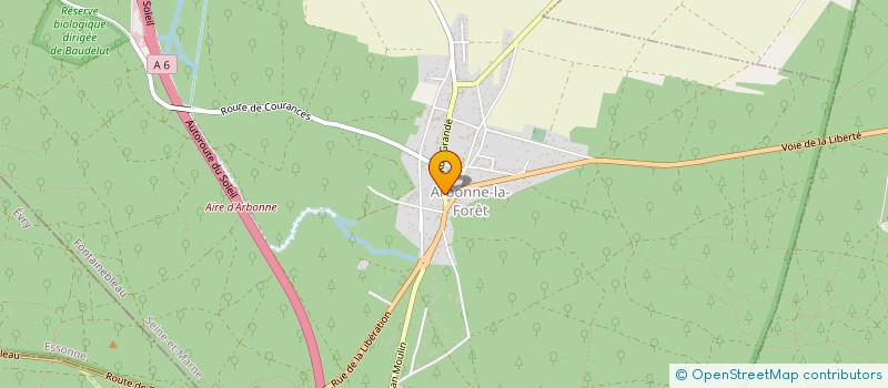 localisation de l'entreprise NATS à ARBONNE-LA-FORET