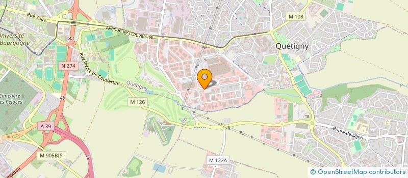 localisation de l'entreprise NATSAM à QUETIGNY
