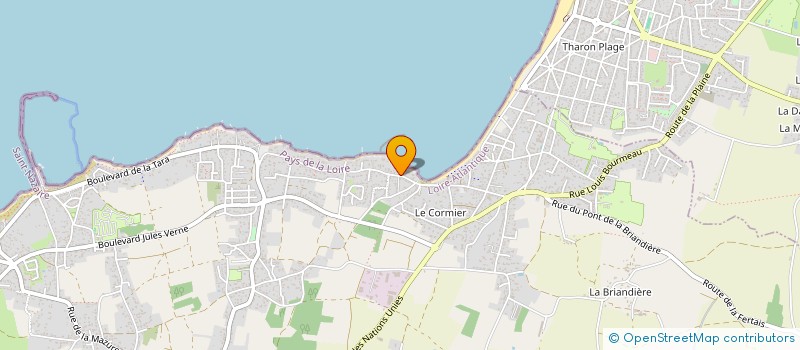 localisation de l'entreprise NATSEB LE CORMIER à LA PLAINE-SUR-MER