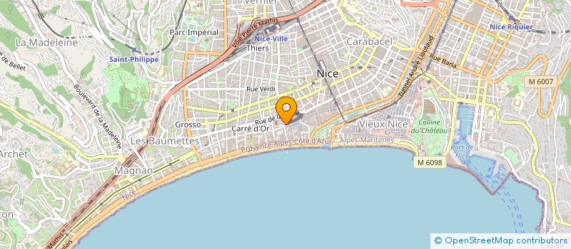 localisation de l'entreprise NATSON à NICE