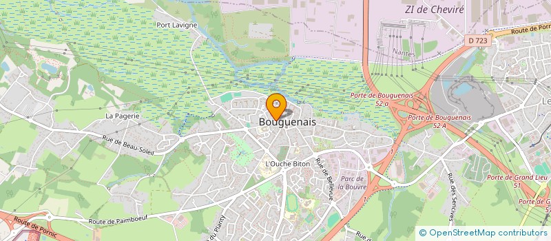 localisation de l'entreprise NATSU à BOUGUENAIS