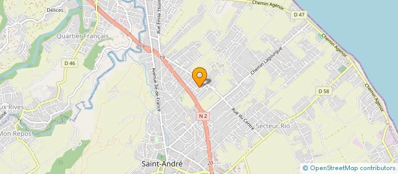 localisation de l'entreprise NATTHY PRODUCTION à SAINT-ANDRE