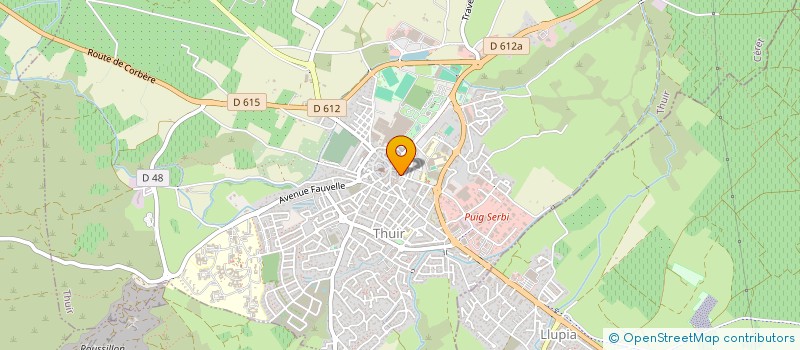 localisation de l'entreprise NATTIER  THUIR