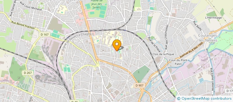 localisation de l'entreprise NATTY EBENE COLLECTIF à NEVERS