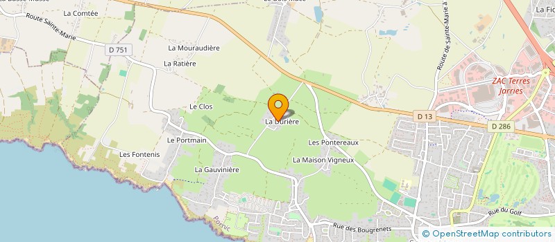 localisation de l'entreprise NATTY SOUND  PORNIC