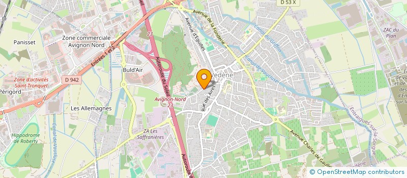 localisation de l'entreprise NATUART  VEDENE