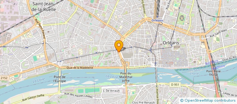 localisation de l'entreprise NATUD PARIS à ORLEANS