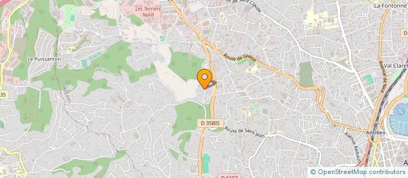 localisation de l'entreprise NATUK à ANTIBES