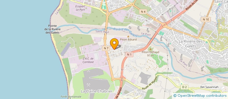 localisation de l'entreprise NATUNIVERS à SAINT-PAUL