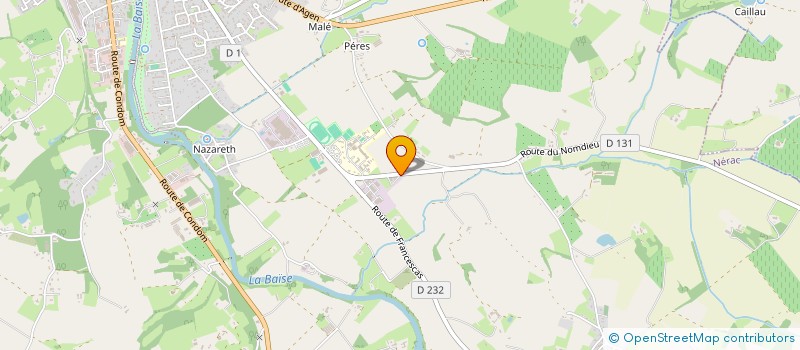 localisation de l'entreprise NATUO à NERAC