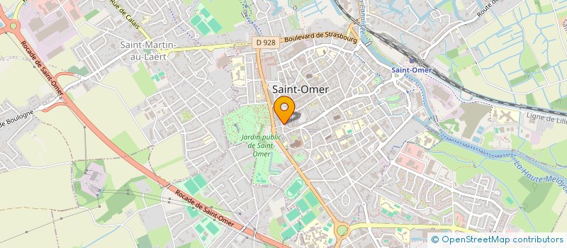 localisation de l'entreprise NATUR'  SAINT-OMER
