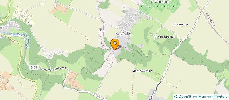 localisation de l'entreprise NATUR'  ANVEVILLE