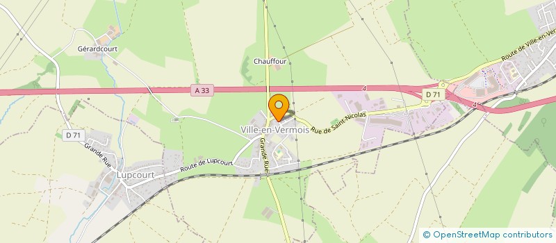 localisation de l'entreprise NATUR'AILES  VILLE-EN-VERMOIS