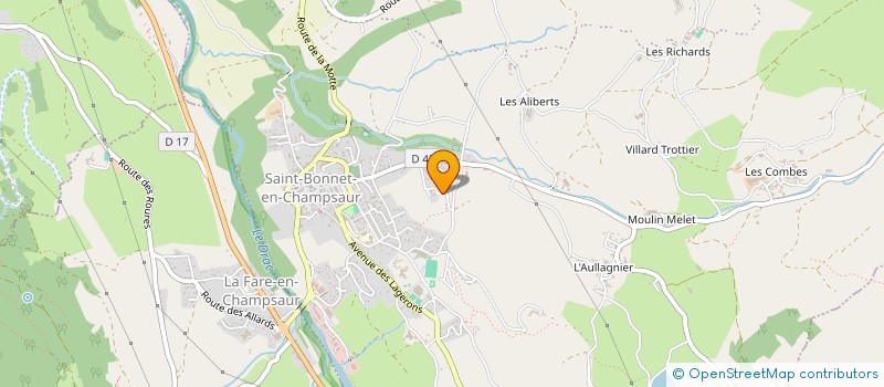 localisation de l'entreprise NATUR'ALP  SAINT-BONNET-EN-CHAMPSAUR