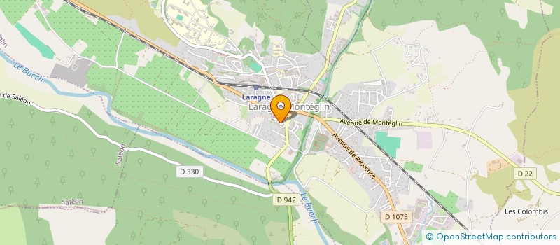 localisation de l'entreprise NATUR'ALP  VAL BUECH-MEOUGE