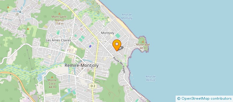 localisation de l'entreprise NATUR'AWEYU  REMIRE-MONTJOLY