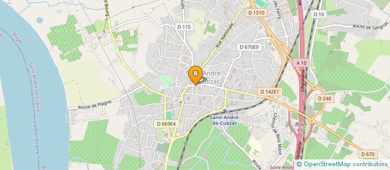 localisation de l'entreprise NATUR DIET 33 à SAINT-ANDRE-DE-CUBZAC
