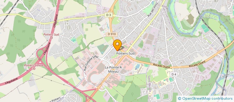 localisation de l'entreprise NATUR'EAU à POITIERS
