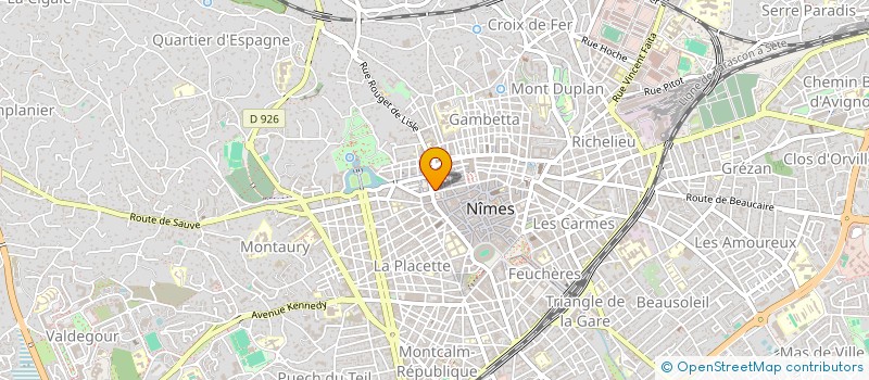 localisation de l'entreprise NATUR'ECO à NIMES