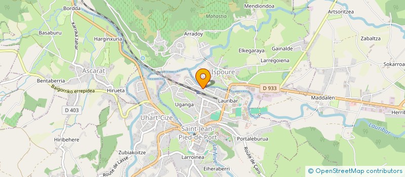 localisation de l'entreprise NATUR' ELLE à SAINT-JEAN-PIED-DE-PORT