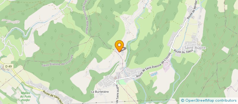 localisation de l'entreprise NATUR'ELLE  SAINT-AUPRE