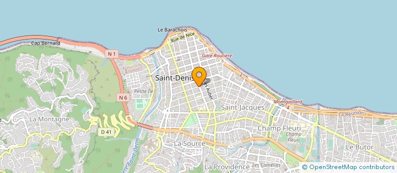 localisation de l'entreprise NATUR'ELLE'BEAUTE  SAINT-DENIS