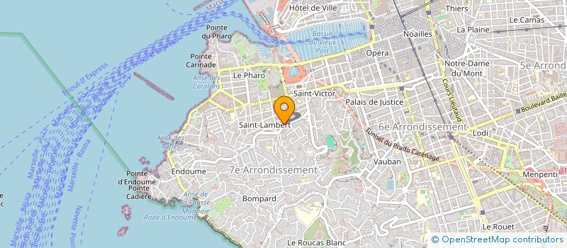 localisation de l'entreprise NATUR'ELLE COSMETIQUES 7 à MARSEILLE