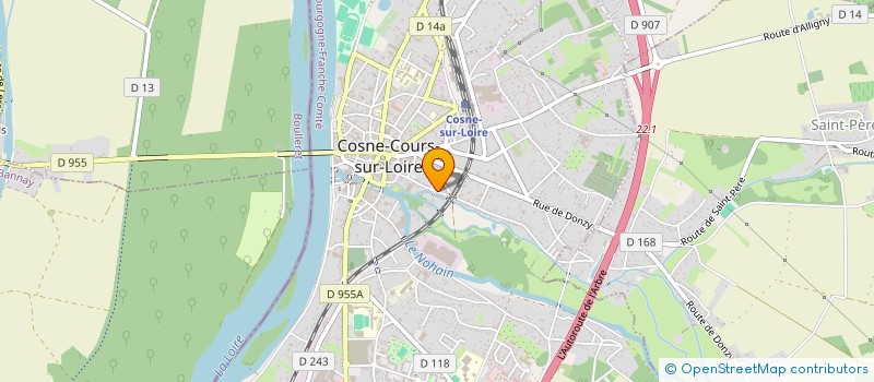 localisation de l'entreprise NATUR'ELLE ESSENC'CIEL à COSNE-COURS-SUR-LOIRE